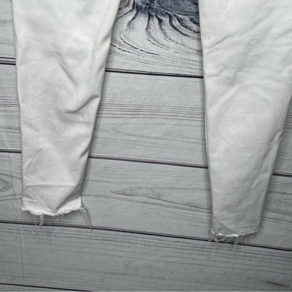 American Eagle outfitters white ripped super high-rise jagging size 4 - Picture 11 of 16